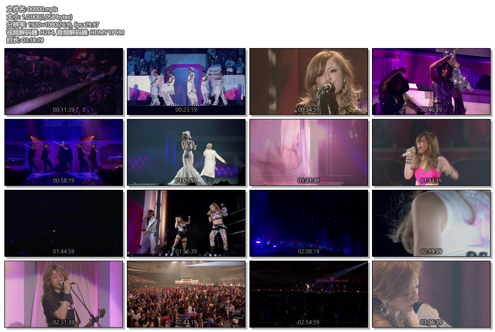 [115ed2k] [滨崎步 2008-2009信念倒计时演唱会][ISO/44.8G]